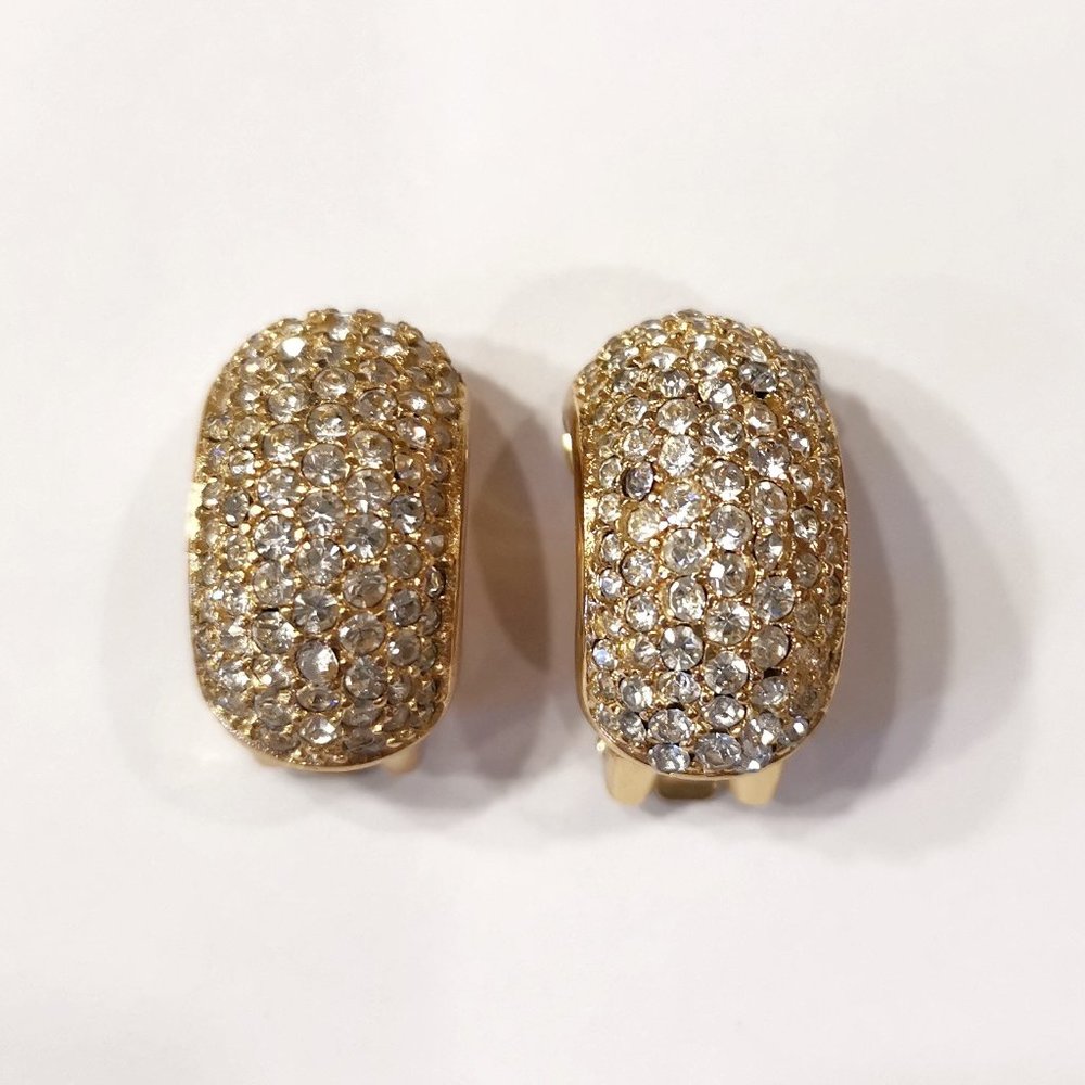 Vintage Authentic Christian Dior Clip On Earrings in EUC